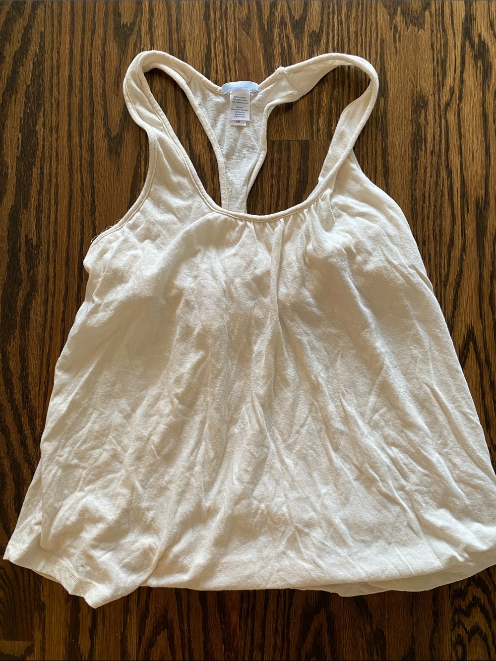 Eberjey White Racerback Tank